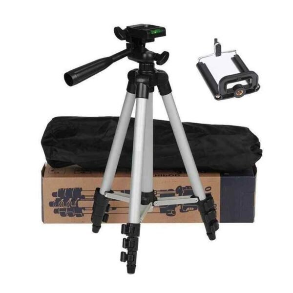 This picture is about Aluminium Tripod with Phone Holder